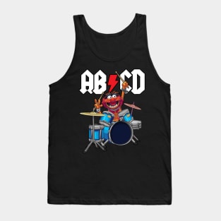 AB-CD Animal Drummer Rocking The Muppets Show Tank Top